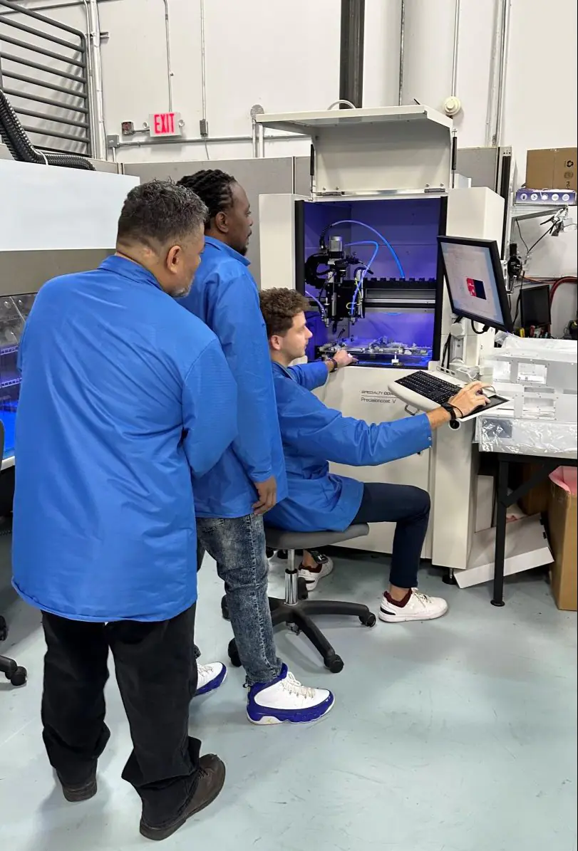 Dialing in the Programming for Our New PCB Conformal Coating Machine